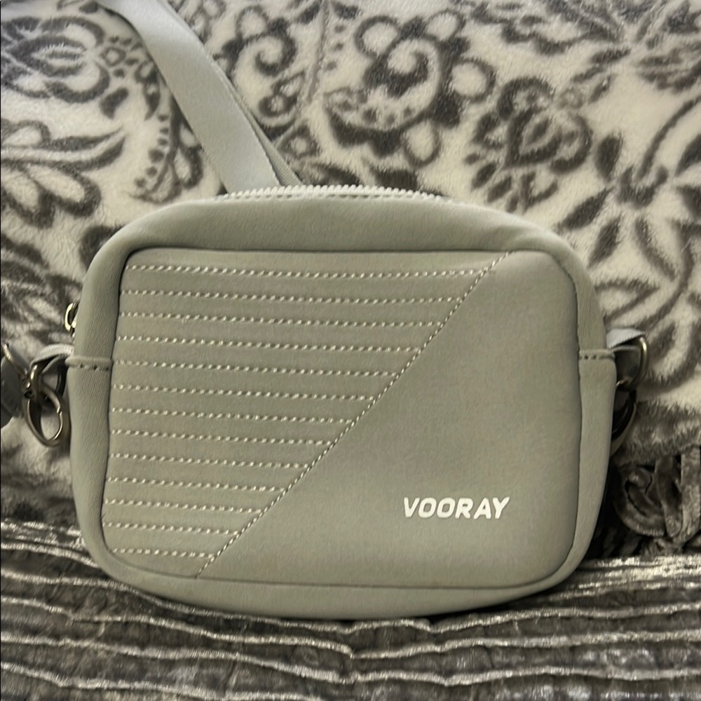 Gray Crossbody Bag